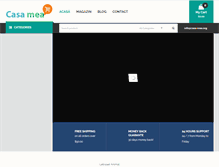Tablet Screenshot of casa-mea.org